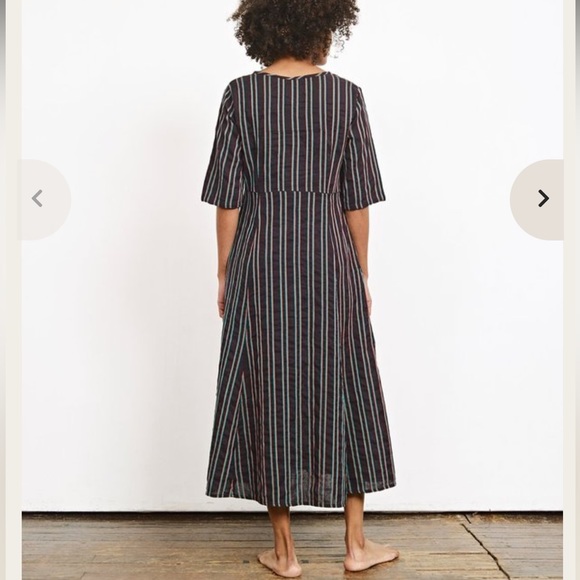 Ace & Jig Rowan Black Striped Dress - Picture 2 of 10